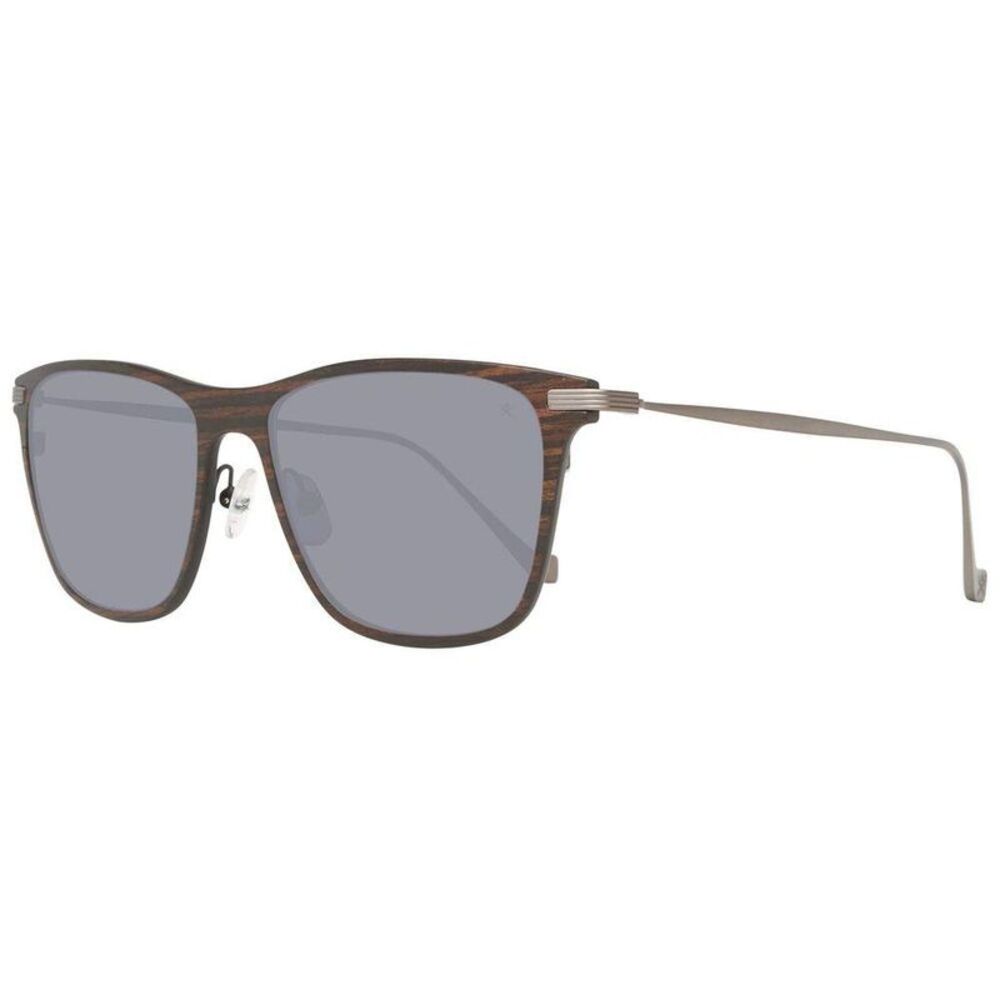 Hackett Wood Frame Sunglasses Men Gray